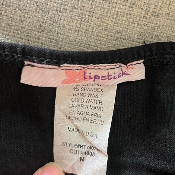 Lipstick Vintage Black Halter Vest - Picture 3 of 5